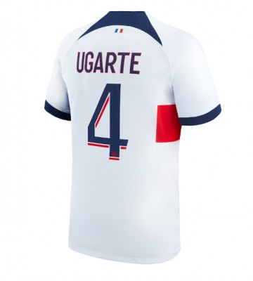 Paris Saint-Germain Manuel Ugarte #4 Koszulka Wyjazdowych 2023-24 Krótki Rękaw